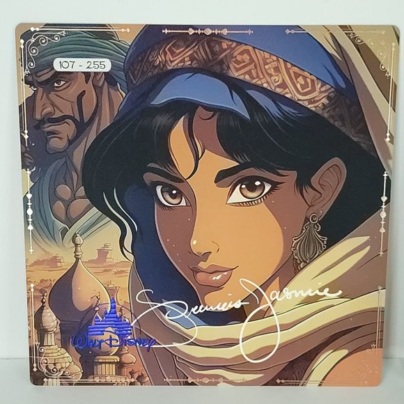 Aladdin Jasmine Disney 100th Anniversary Limited Art Card Print Big One 107/255